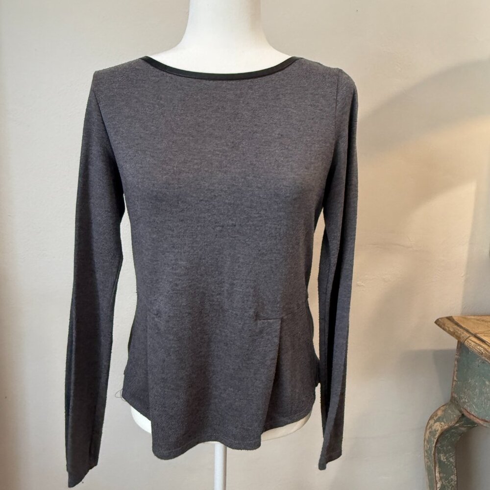 Rebecca Taylor Gray Long Sleeves Top